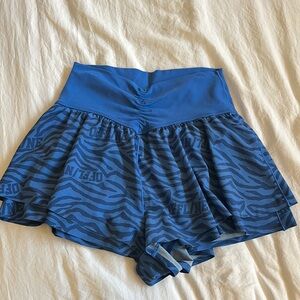 Aerie Blue Zebra Print Women's Shorts